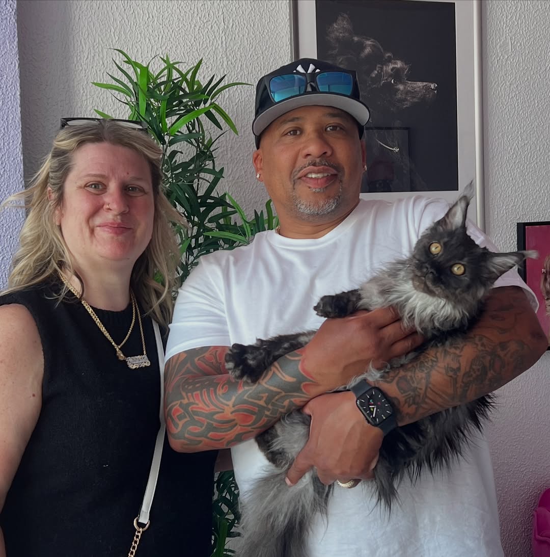 Mikki also found her new family❤️❤️❤️ #mainecoon #mainecoonhollywood #mainecoonflorida #mainecoo